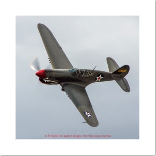 P-40 Warhawk Low Pass Posters and Art